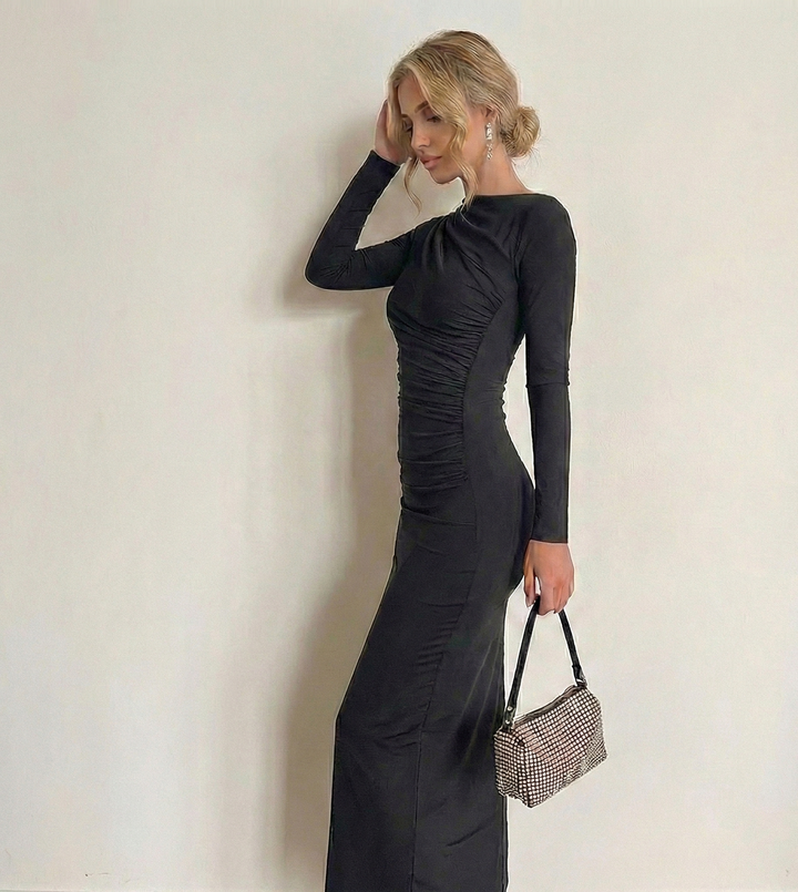 שמלה מקסי דגם אריאה